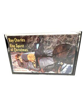 Ray Charles "The Spirit Of Christmas" Cassette Album 1985 CBS Records Vintage